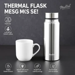 Thermal Flask & Ceramic Mug Set