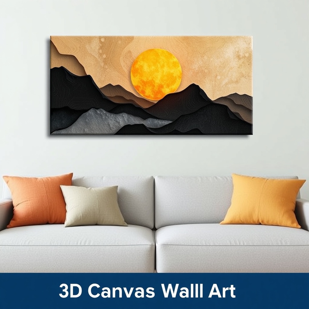 3D Canvas Wall Art