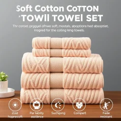 Soft Cotton Towel Set
