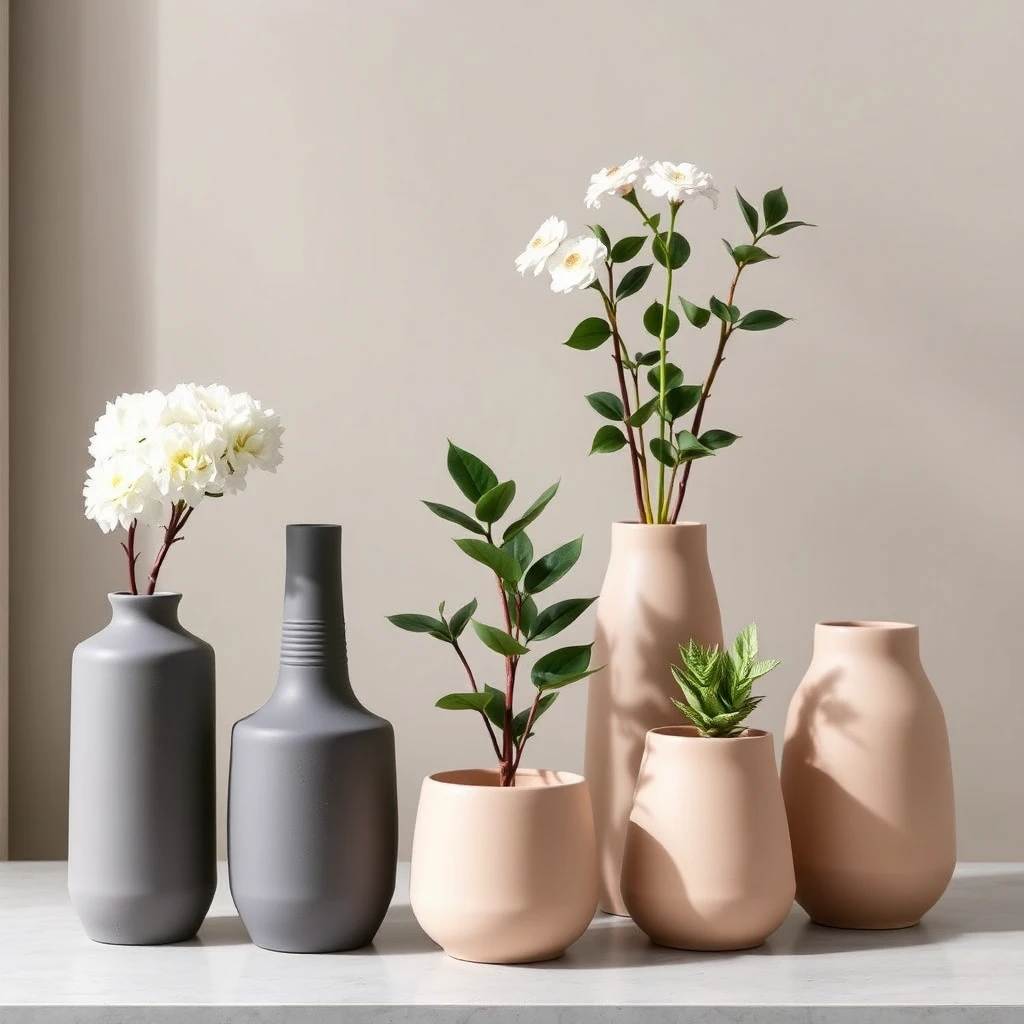 Flower Vase & Plant Pot Set